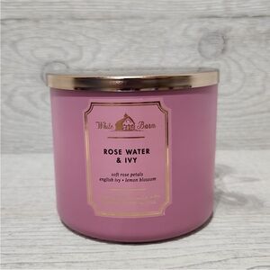 White Barn Rose Water & Ivy Candle - Soft Pink